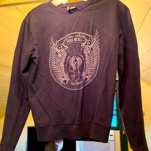 “Pure metal” sweatshirt